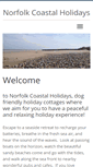 Mobile Screenshot of norfolkcoastalholidays.co.uk